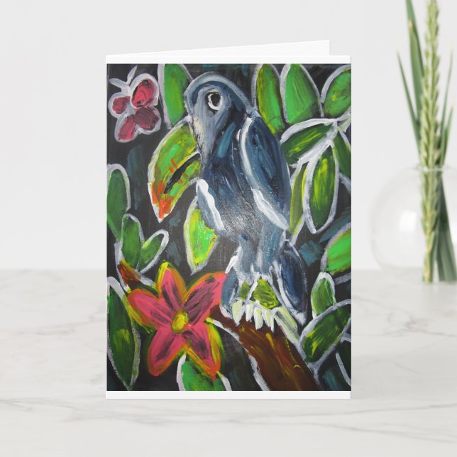 Rain Forest Toucan art Card (Front)