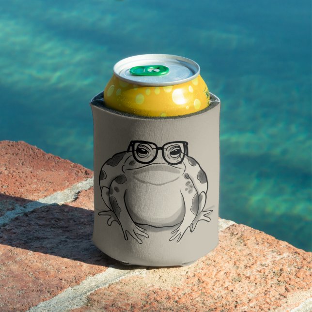 Rain Frog Lover Desert Rain Gift Funny Animal Can Cooler (In Situ Pool)