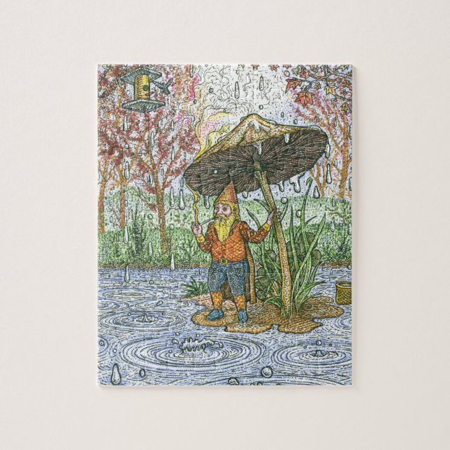 Rain Gnome Puzzle (Vertical)