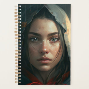 Rain hood girl planner
