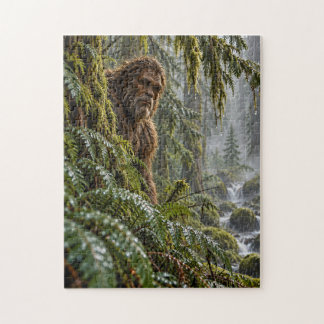 Rain in the Evergreens Bigfoot Puzzle