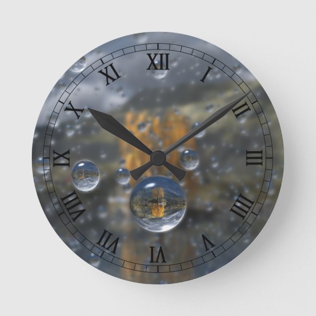 Rain in the Glen Clock (Front)