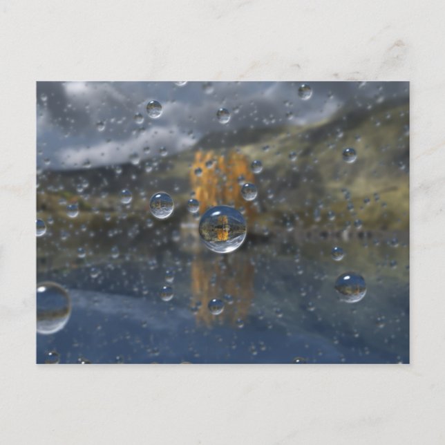 Rain in the Glen Postcard (Front)