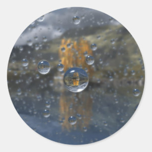 Rain in the Glen Stickers