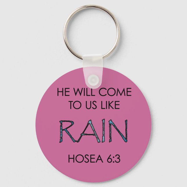 Rain Key Ring (Front)