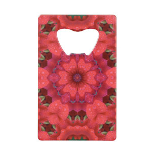 Rain Kissed Scarlet Kaleidoscope 