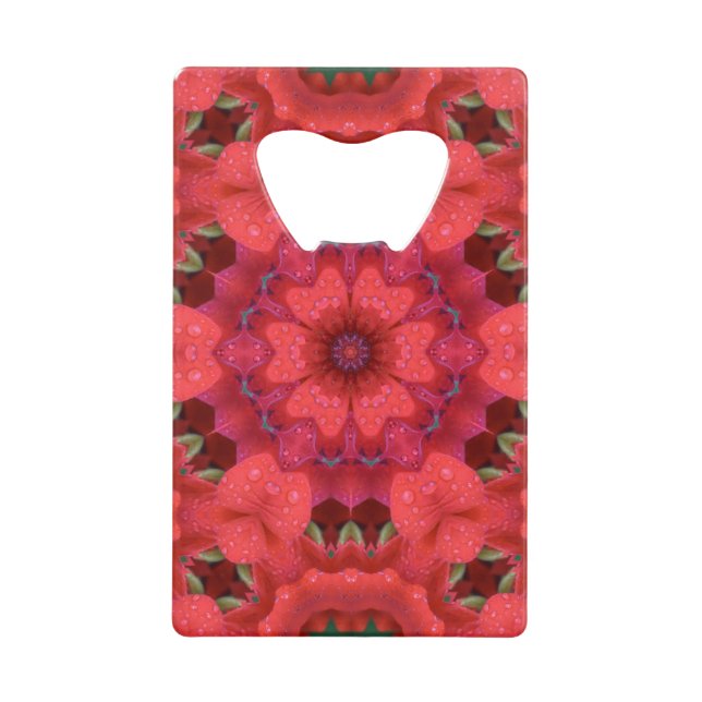 Rain Kissed Scarlet Kaleidoscope  (Front)