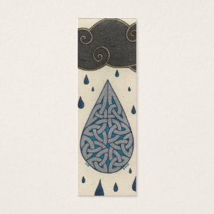Rain mini-bookmark