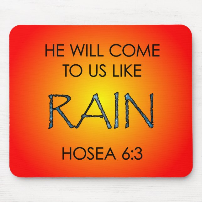 Rain Mouse Mat (Front)