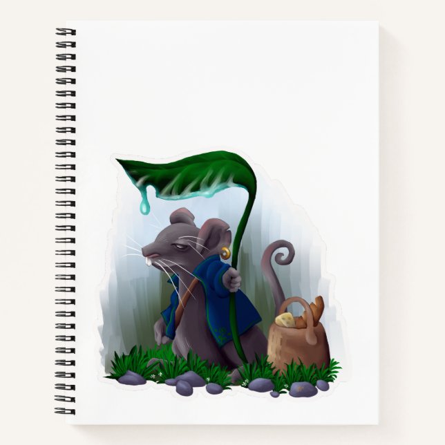 Rain Mouse |  Notebook (Front)