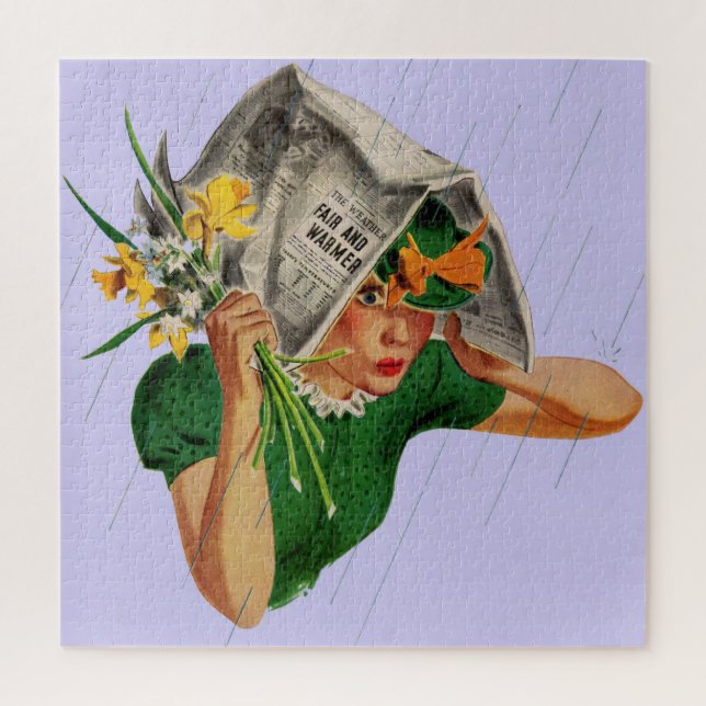 rain not in the forecast jigsaw puzzle (Vertical)