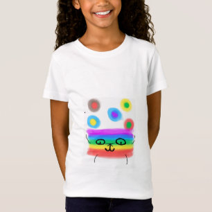 Rain o Cat Space birthday in space  T-Shirt