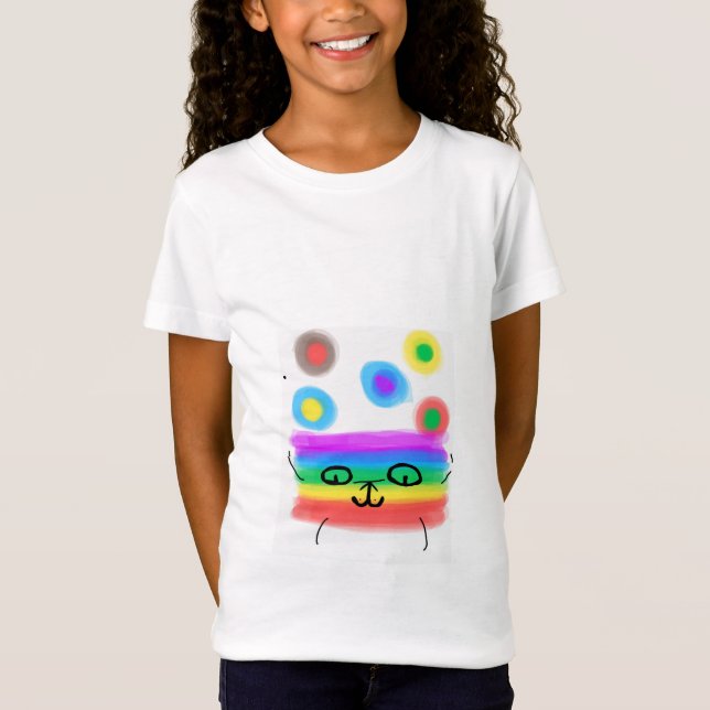 Rain o Cat Space birthday in space  T-Shirt (Front)