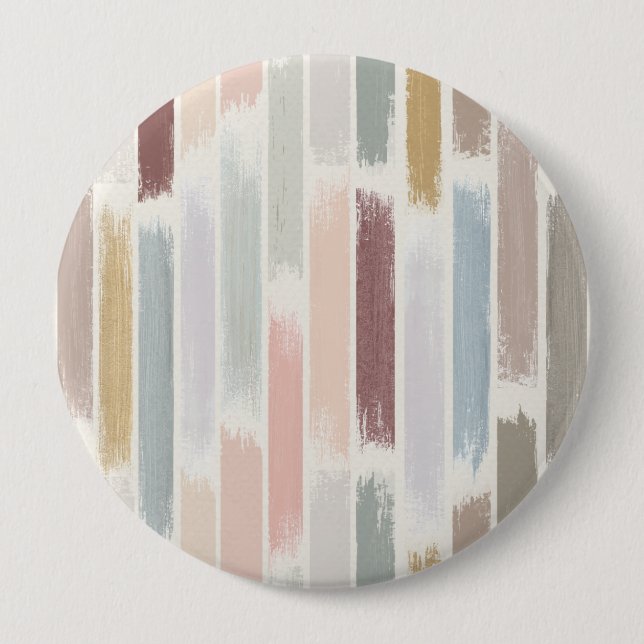 Rain of colours 10 cm round badge (Front)