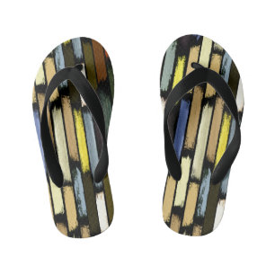 Rain of colours 4 kid's flip flops