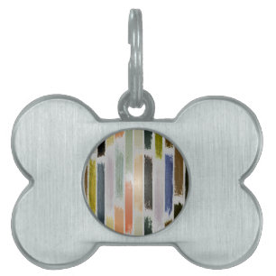 Rain of colours 5 pet ID tag