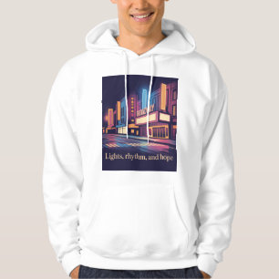 Rain on Broadway New York City Hoodie