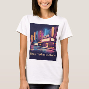 Rain on Broadway New York City T-Shirt
