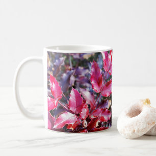 Rain on leaflets coffee mug
