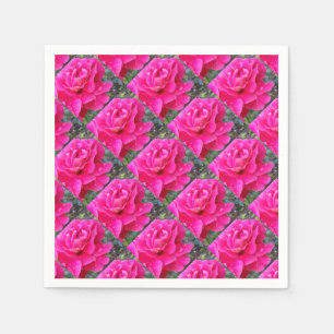 Rain on petals napkin