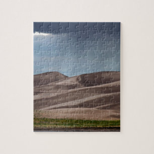 Rain on the Great Sand Dunes Jigsaw Puzzle
