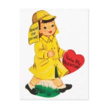 Rain or Shine | Valentine | Postcard