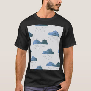 Rain Pattern: Dark Clouds Vintage T-Shirt