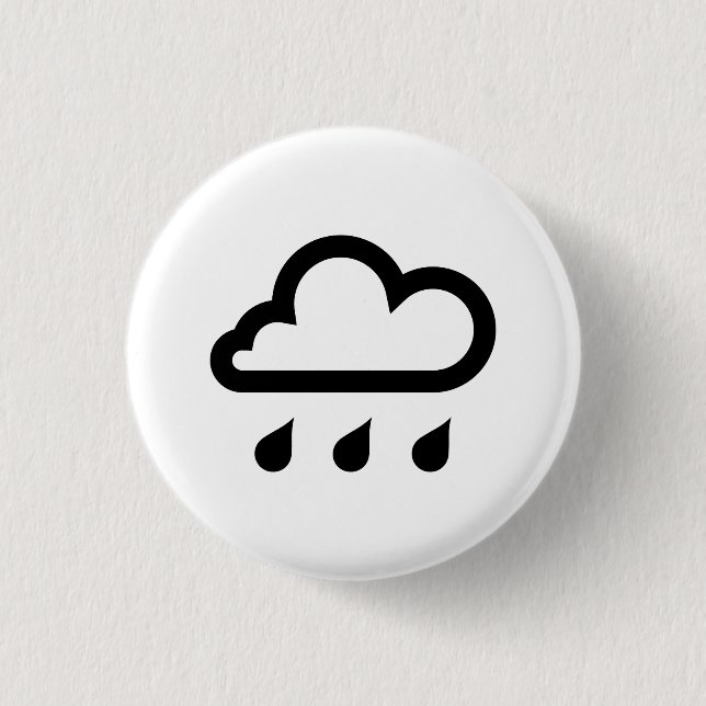 'Rain' Pictogram Button (Front)
