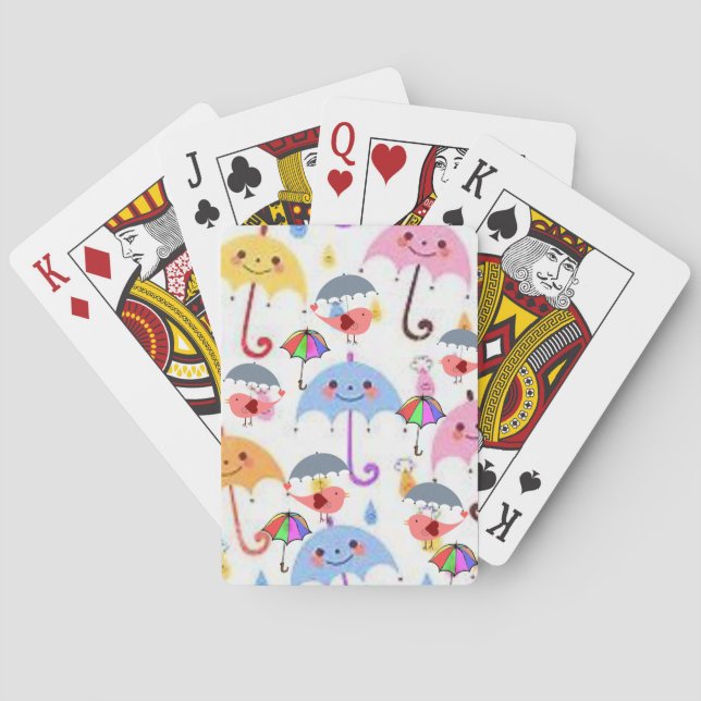 Rain Playing Card Deck (Back)