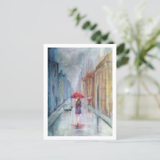 Rain Postcard