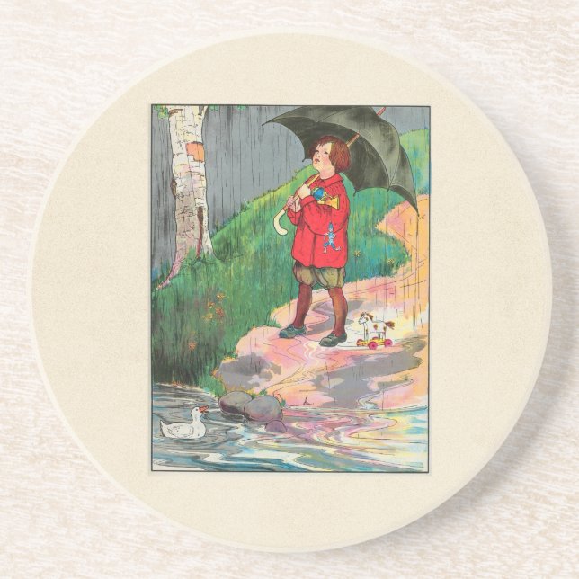 Rain, rain, go away, Come again another day Coaster (Front)