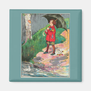 Rain, Rain, Go Away - Mother Goose Nursery Rhyme Magnet