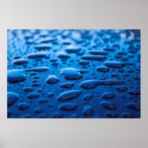 Rain rainbeads water raindrops poster