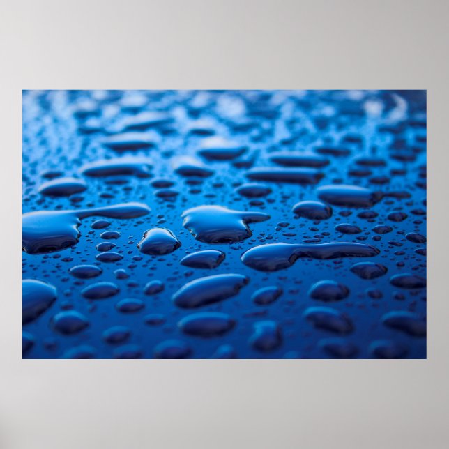 Rain rainbeads water raindrops poster (Front)