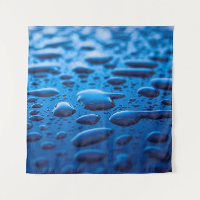 Rain rainbeads water raindrops tapestry (Front)