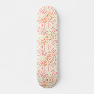 Rain Ripples on the water pattern Skateboard