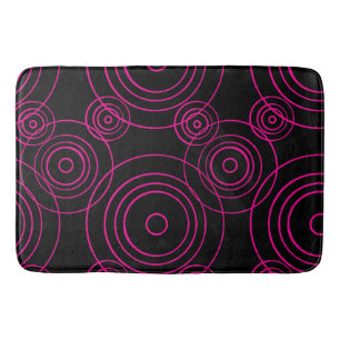 Rain Ripples pattern Bath Mat
