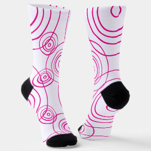 Rain Ripples pattern Socks