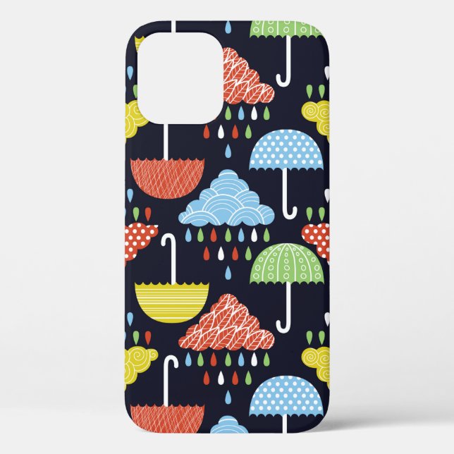 Rain seamless pattern Case-Mate iPhone case (Back)