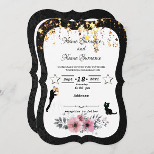 Rain stars invitation