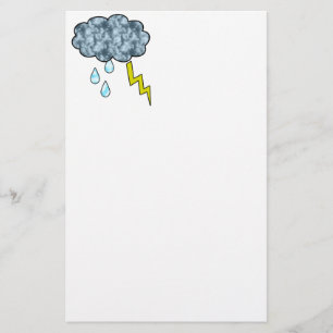 rain stationery