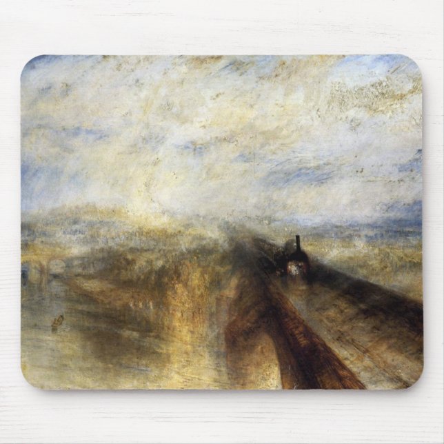 Rain Steam And Speed By JMW Turner Mouse Mat (Front)