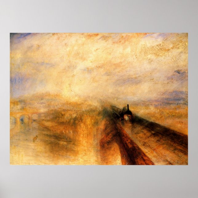 Rain, Steam, and Speed Poster (Front)