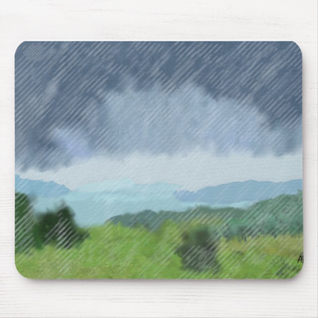 Rain Storm Over the Land,  Mouse Mat (Front)