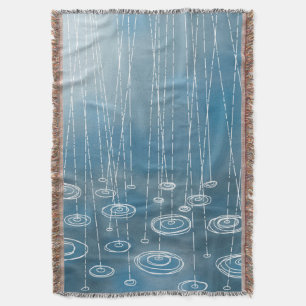 Rain Storm Throw Blanket