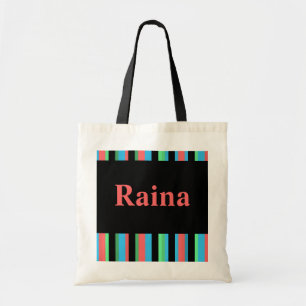 Raina Pretty Striped Tote Bag