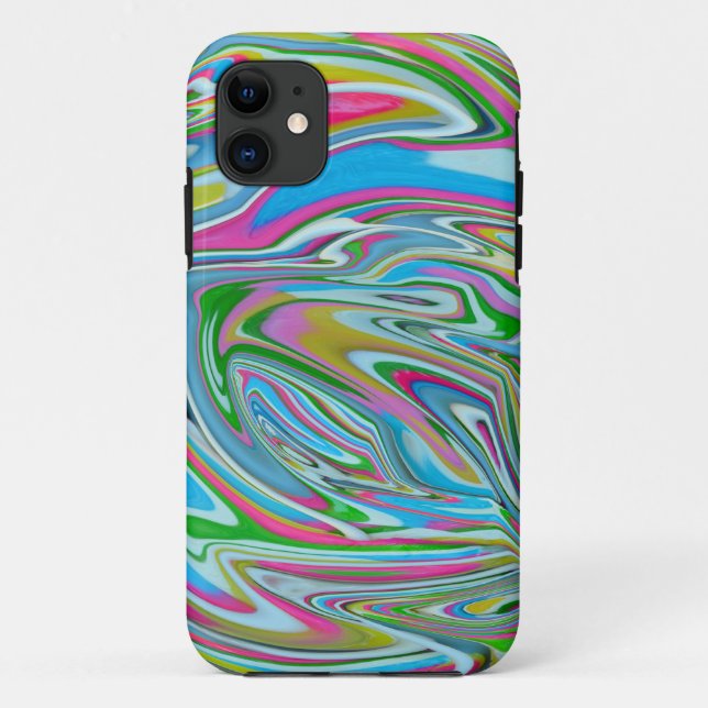 Rainblow colors abstract design   Case-Mate iPhone case (Back)