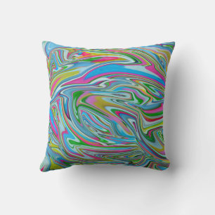 Rainblow colors abstract design cushion