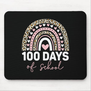 Rainbow 100 Days Of School Teacher Kids 100 Days S Mouse Mat