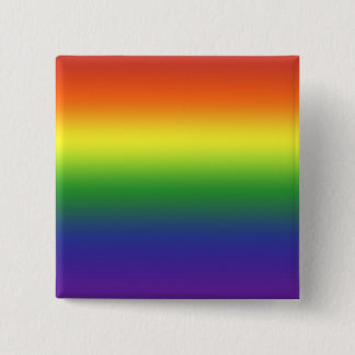 Rainbow 15 Cm Square Badge
